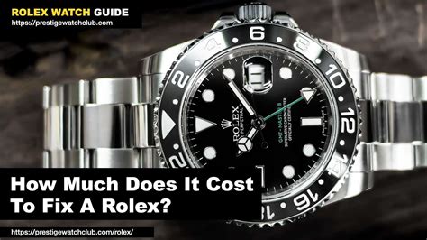 average rolex maintenance cost.